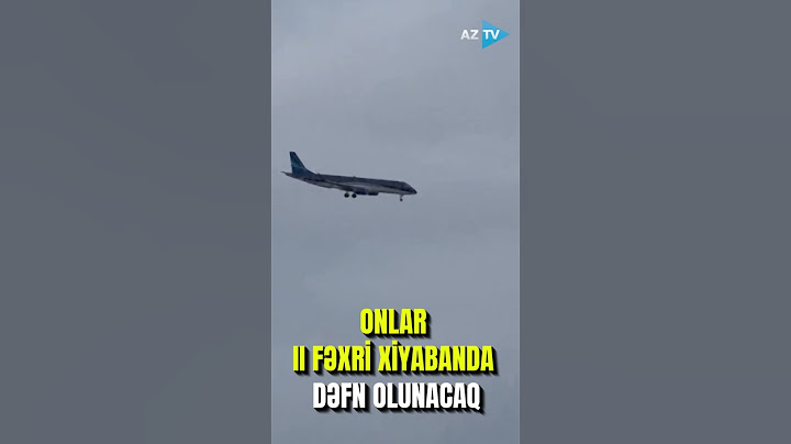 Qəzaya uğramış təyyarənin pilotları və bələdçi Hökumə Əliyeva II Fəxri xiyabanda dəfn olunacaq