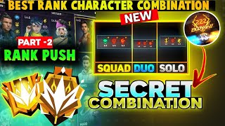 BEST CHARACTER COMBINATION IN FREE FIRE | CS RANK BEST COMBINATION | BR RANK CHARACTER COMBINATION