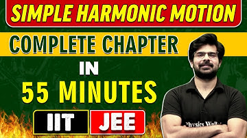 SIMPLE HARMONIC MOTION in 55 minutes || Complete Chapter for JEE MAIN/ADVANCED