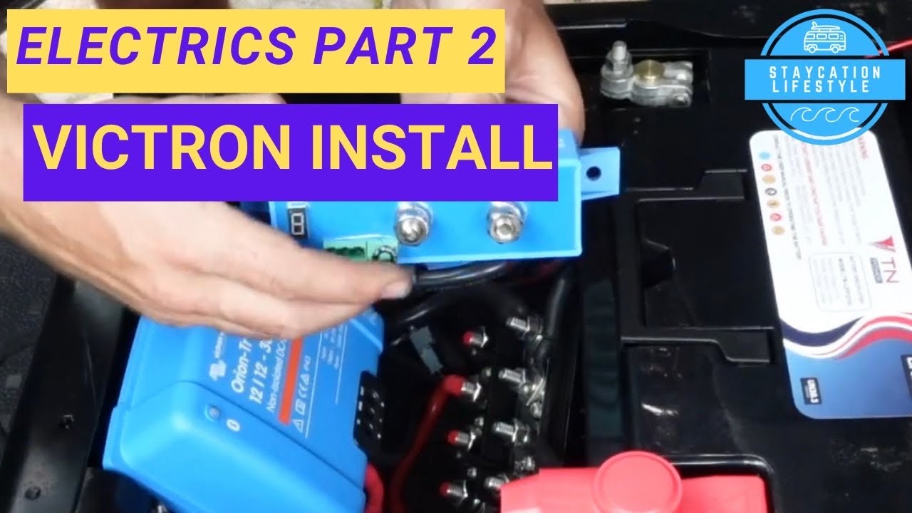 VW Transporter T6 Campervan Electrics Fitting Victron Orion Charger