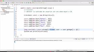 curso de programación funcional en java 9 ! Filtrar elementos