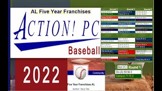 Action PC Baseball 2022 - AL 5 year Franchise Tournament 90-94 White Sox vs 71-75 A's round 1 screenshot 1