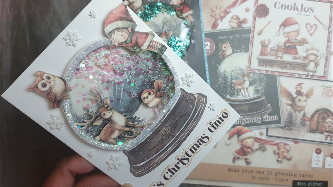 Shaker Karte* Action Greeting Card* ich zeige euch 2 Varianten 