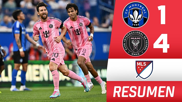 LIONEL MESSI BRILLA CON DOBLETE en la APLASTANTE victoria del INTER MIAMI ante Montreal FC | MLS