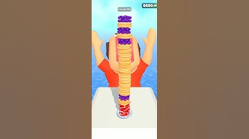 Pancacke Run 3D Level 50 🤗😀😘 Android, iOS | #shorts #pancackeRun #gameplay #mobilegame