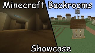 Minecraft Backrooms Showcase ( outdated )