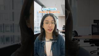 Cara menulis profil dalam CV #lokerbali #tips #cv #carikerja #shorts #youtubeshorts