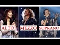 Contralto mezzo  soprano  low  high notes