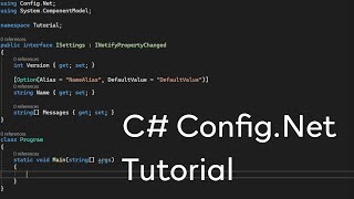 C# - Config.Net Tutorial (create and read config files easily) screenshot 1