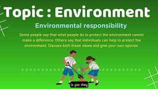 Episode 3: Topic Environment