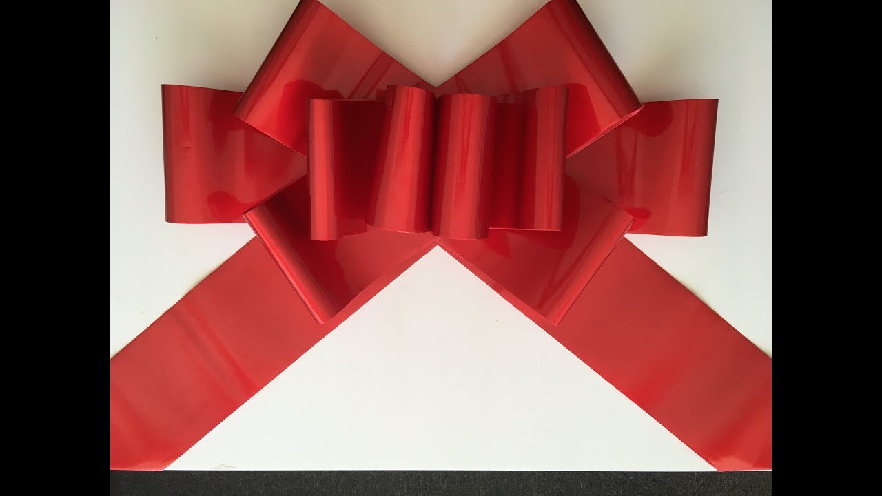 Big Red Car Bow Ribbon - 25 Wide — GiftWrap Etc