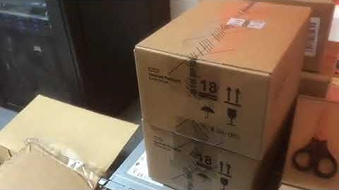 HP MSA 2050 UNBOXING