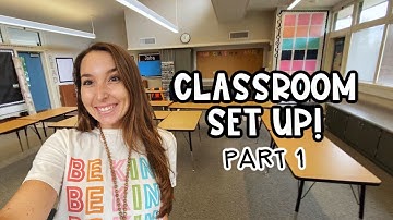 CLASSROOM SET UP part 1 || furniture, layout & reworking the basics || 2022-2023 Classroom Set Up