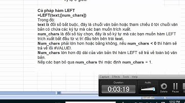 Hàm LEFT trong Excel, cú pháp, ví dụ hàm cắt chuỗi ký tự bên trái