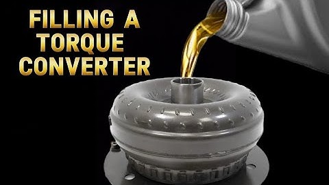 HOW TO FILL A TORQUE CONVERTER THE RIGHT WAY!