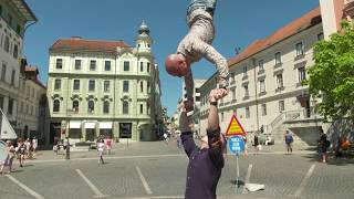 We meet F\u0026B the urban acrobats of Ljubljana - BBC Travel Show