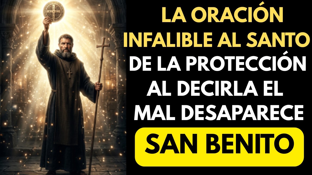 ✨🙏La oración infalible al santo de la protección san Benito al decirla, el mal desaparece✨🙏