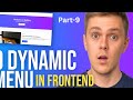 Laravel CMS Tutorial (Filament) | Part 9 Dynamic Menu in Frontend