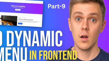 Laravel CMS Tutorial (Filament) | Part 9 Dynamic Menu in Frontend