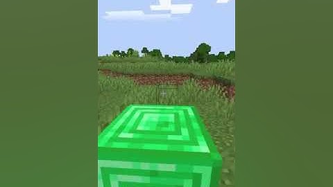 What is inside the Emerald block #shorts