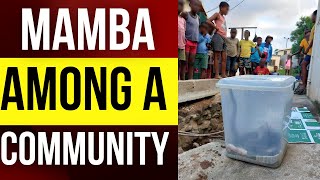 BLACK MAMBA AMONG A COMMUNITY!