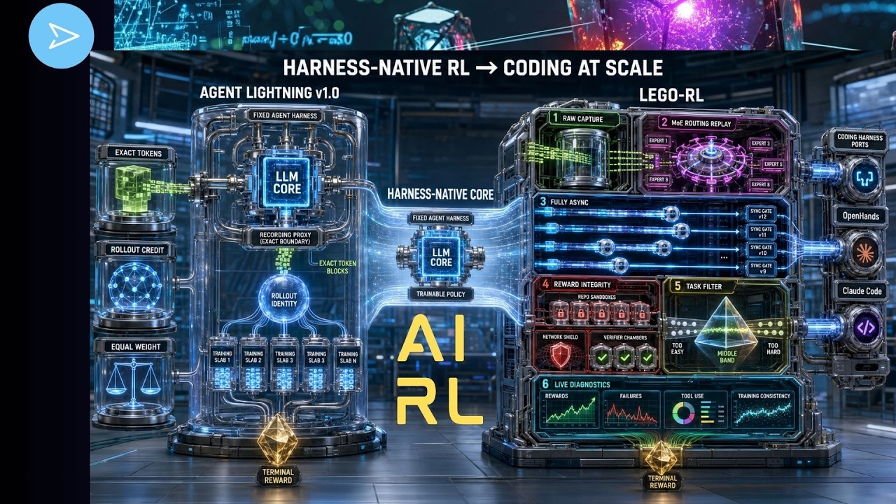 Agentic Lightning V1 Fixes RL Math for Harness