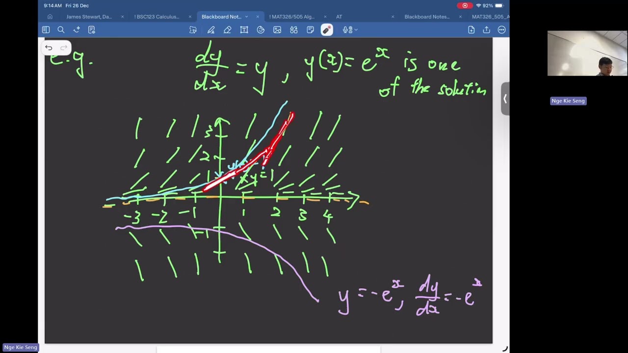 Separable Equations | Calculus I A Lecture 25 | Nge Kie Seng 20251227