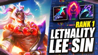 FULL DAMAGE LEE SIN DESTROYS HIGH ELO *20 KILLS?!?*