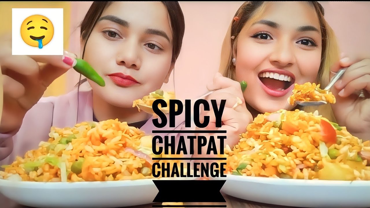 Spicy Chatpat Challenge🤤🌶️🌶️@munashreevlogs ️#challengevideo #spicyfood ...