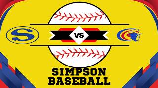 Simpson Academy vs. Copiah Academy Baseball