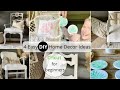 4 Home Decor DIY: Chair transformations boucle, Cricut explore air 2 projects pillowcase & coasters