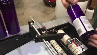 Advent 310 Push-Thru Labeler Custom Die-cut Label (Not Rectangle)