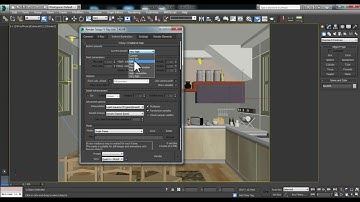 3ds max render setting VRay Tutorial  in Urdu