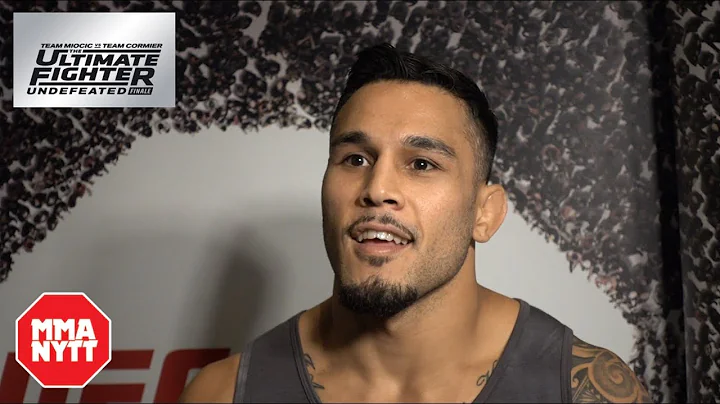 Brad Tavares TUF 27 Finale Open Workout Media Scrum Interview