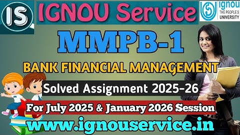 IGNOU MMPB-1 Solved Assignment 2025-26 For July 2025 and January 2026 Session