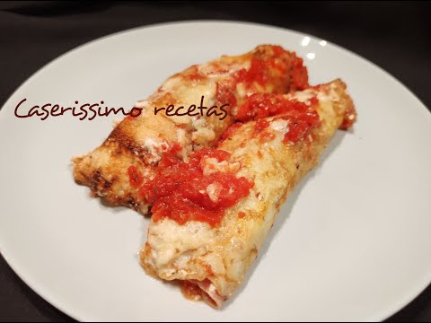 COMO HACER CANELONES de 5 SABORES, con masa de PANQUEQUES RÁPIDOS y super FÁCILES!! IDEAL FREEZER