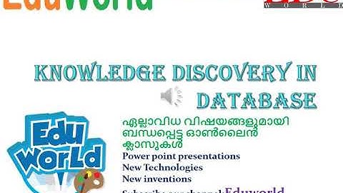 Kdd process Knowledge Discovery In Databases(KDD)