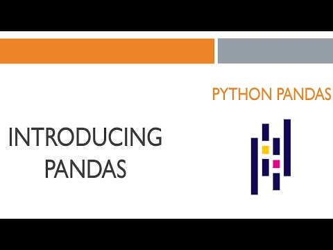 Capa de #1 Python Pandas: Introducing Pandas