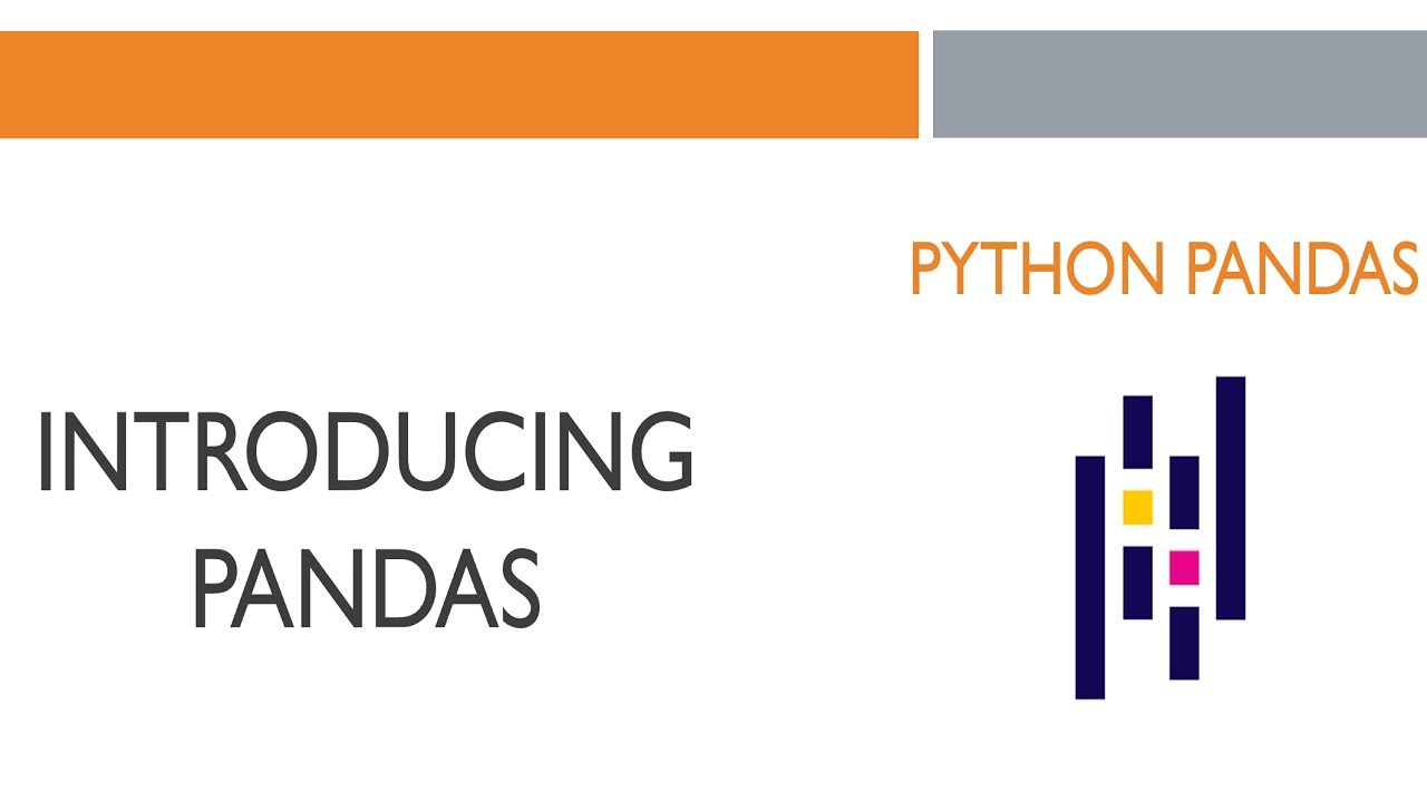 #1 Python Pandas: Introducing Pandas - YouTube