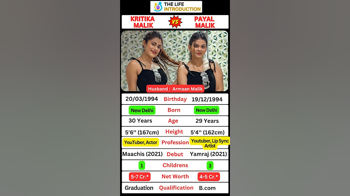 Armaan Malik's First Wife, Payal Malik  Vs Second Wife | Krtika  Malik #payalmalik #krtikamalik