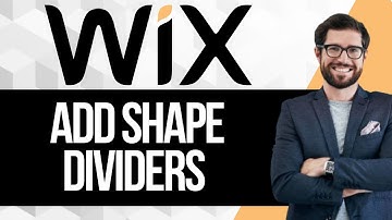 How to Add Shape Dividers in Wix
