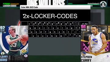 HOW TO GET LOCKER CODES TWICE IN NBA 2K21 MYTEAM! GET INSANE CARDS TWICE!!