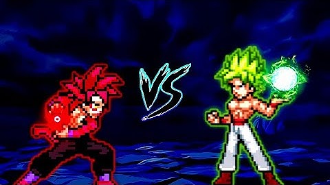 Son Goku SSJ4 V6 OP VS Goku Legendary SSJ V3 OP in Jump Force Mugen