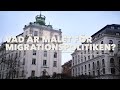 Vad är målet för migrationspolitiken? – Maria Malmer Stenergard – Lunchseminarium 2023