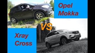 XRAY Cross в сравнении с Opel Mokka (вывешивание, песок, салон) Таймкод в описании