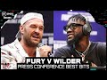 Fury back on the Mic, Wilder silent! Tyson Fury v Deontay Wilder 3 Press Conference highlights