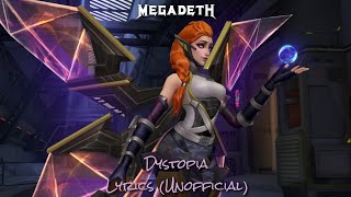 Megadeth - Dystopia - Lyrics (Unofficial)