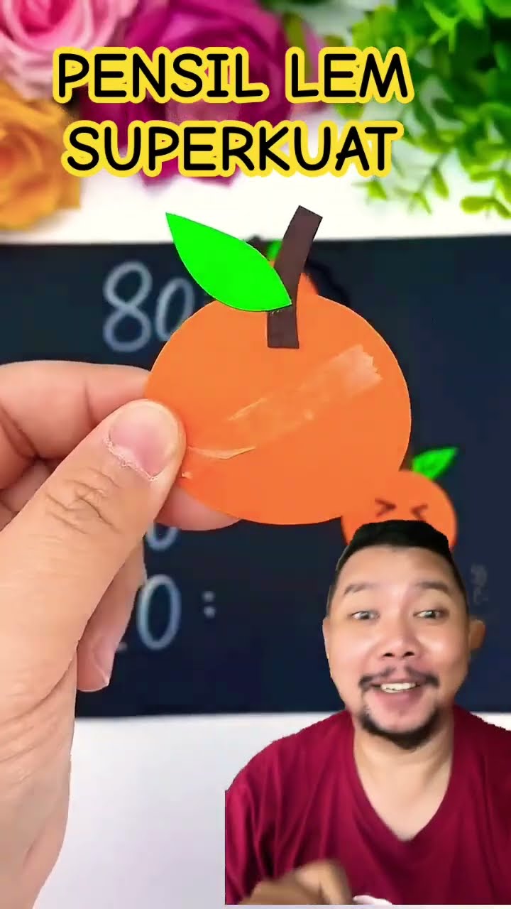 PENSIL LEM LUCU SUPERKUAT!!!?? #diy #art #papercraft #handmade #shortsfeed #funny