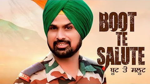 BOOT TE SALUTE (Full Video) Udham Alam | Bhinder Nabhi | Vstar | New Punjabi Songs 2020 Indian Army