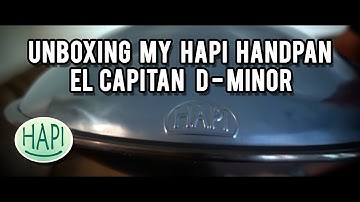 Hapi Handpan El Capitan D-Minor Unboxing